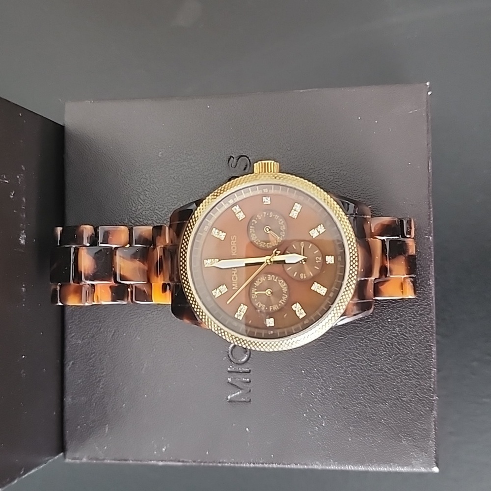 Michael Kors Tortoise Watch